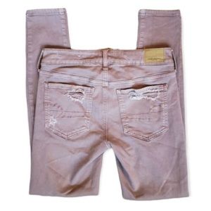 AE MUAVE DISTRESSED JEGGING